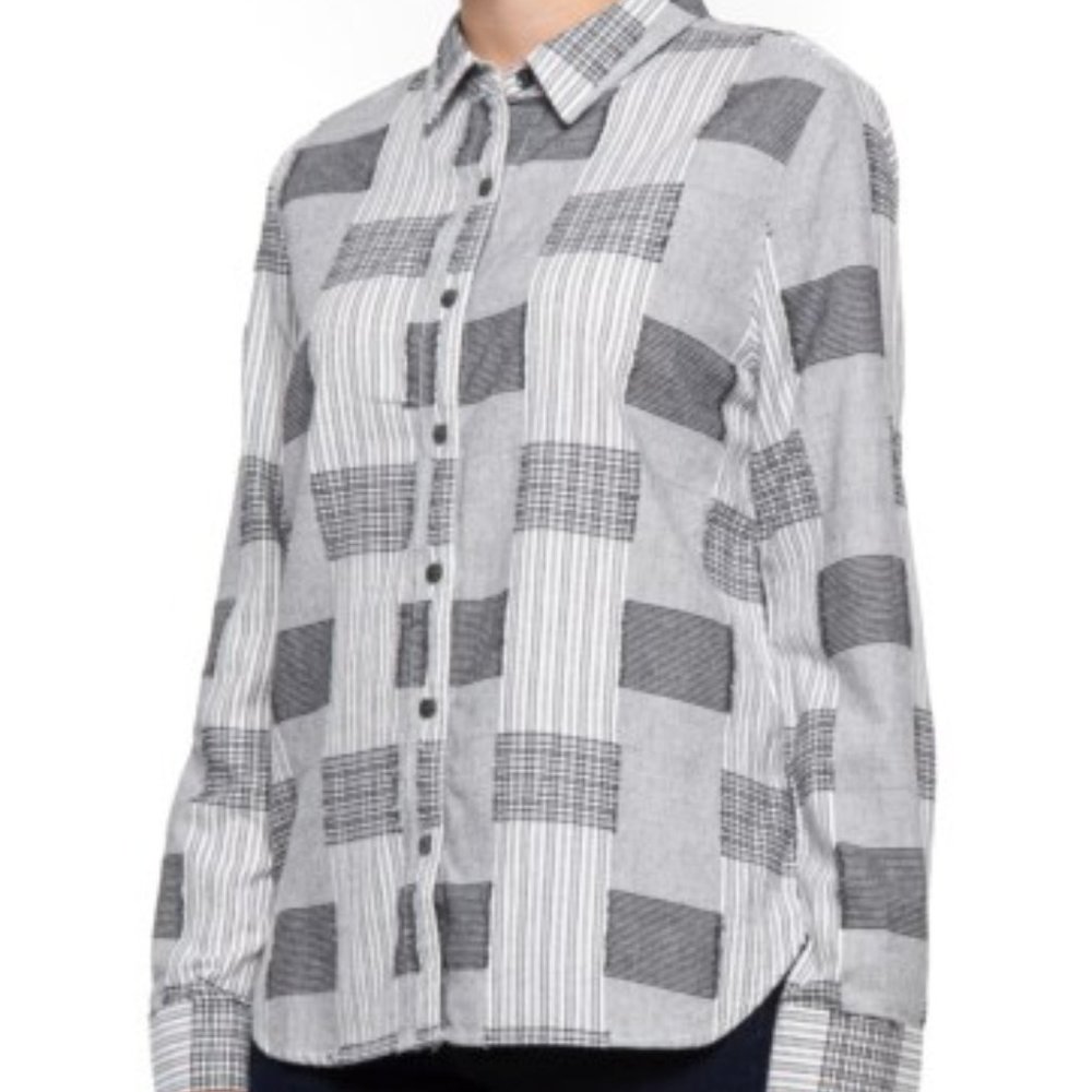 Dylan Patchwork Plaid Shirt